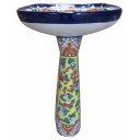 Mexican Talavera Pedestal Sink Calacas